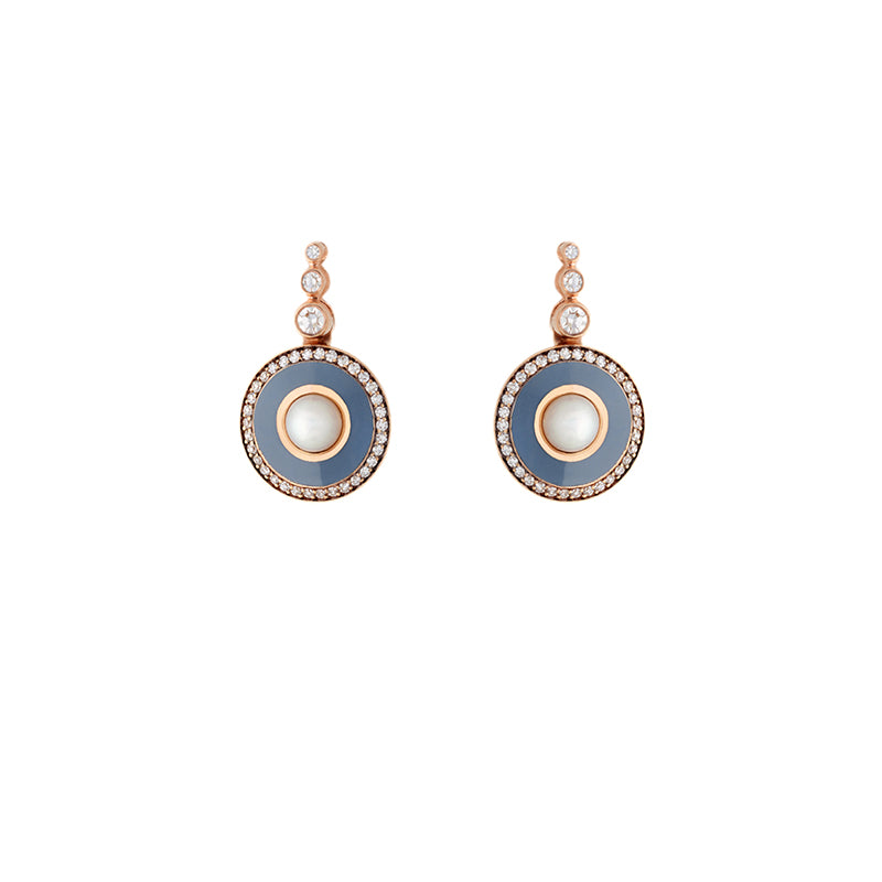 Selim Mouzannar Mina Boucles D'oreilles GrisPerles - Diamants