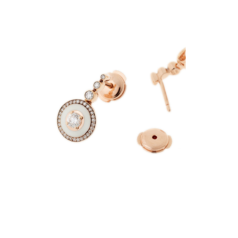 Selim Mouzannar Mina Boucles D'oreilles IvoireDiamants