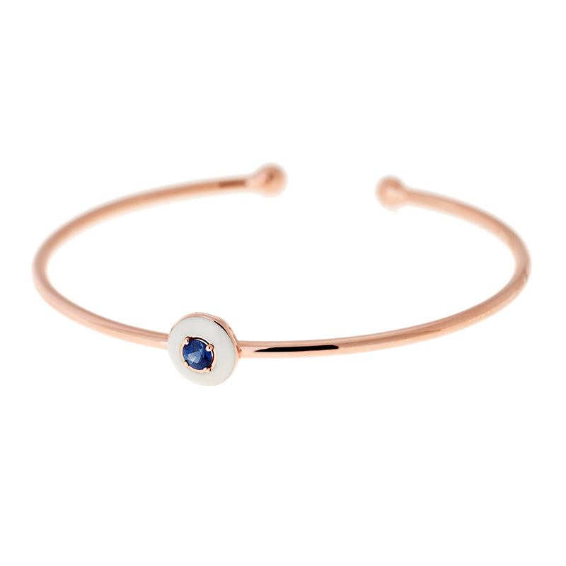 selim mouzannar Mina Bracelet ivoireSaphir bleu - Diamants