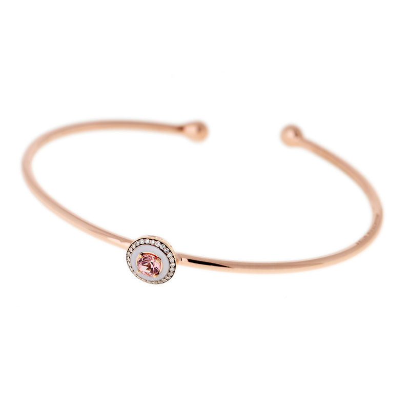 selim mouzannar Mina Bracelet LilasTourmaline Rose - Diamants