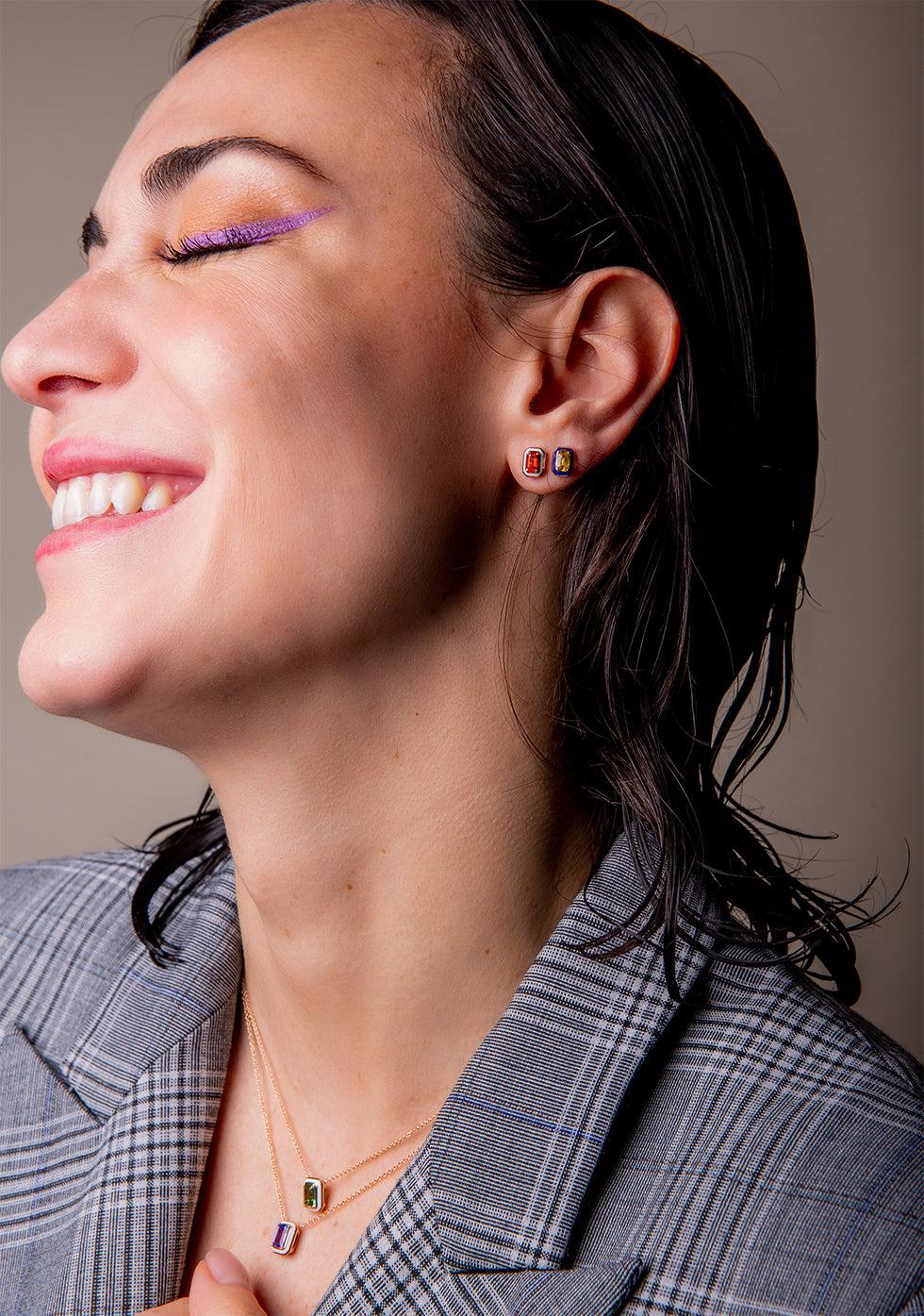 Selim Mouzannar Mina Pendentif IvoireTourmaline Verte