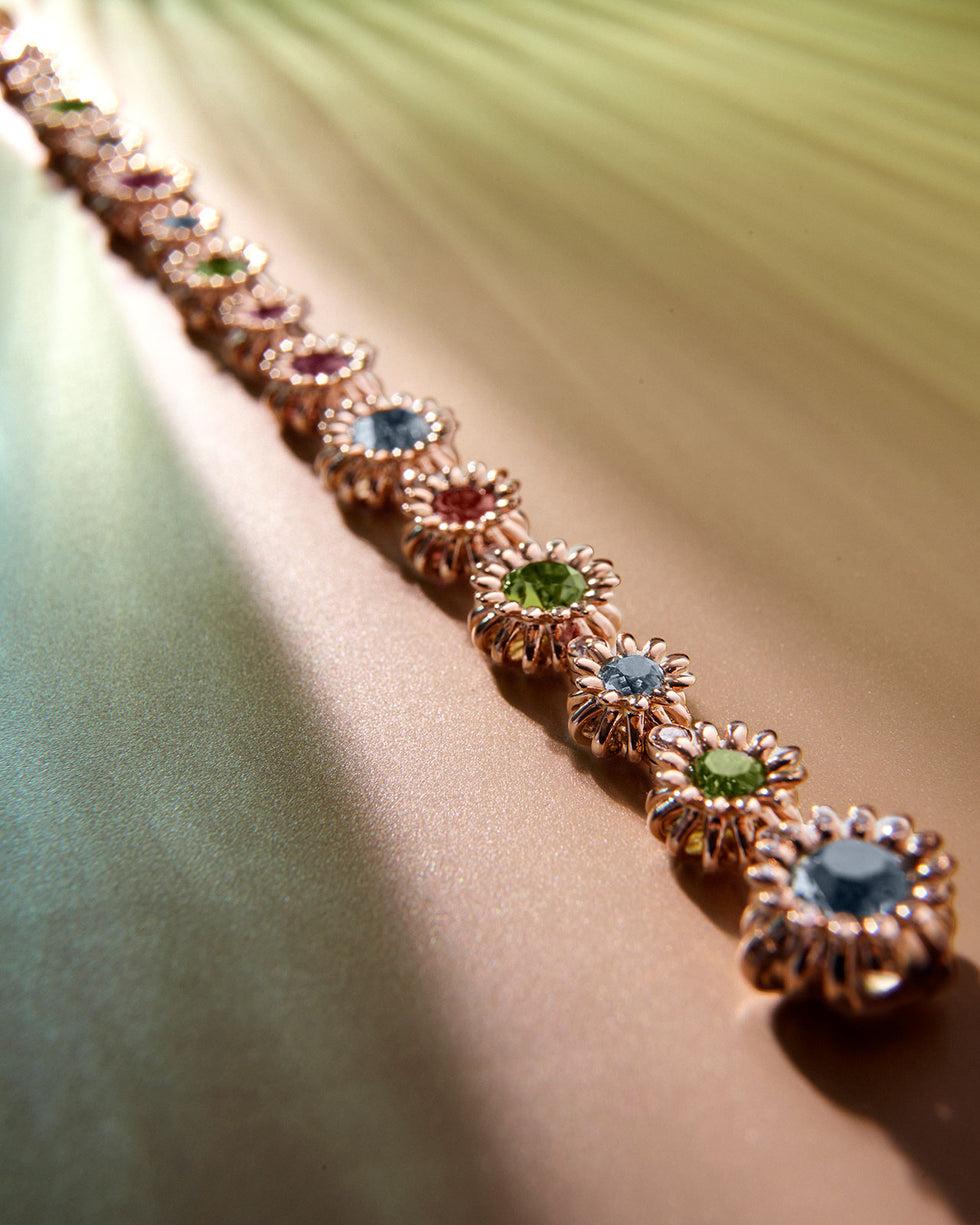 Selim Mouzannar Poppy BraceletAigue-Marines - Tourmalines - Peridots - Diamants