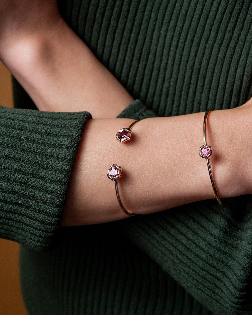 Selim Mouzannar Rose De France BraceletRhodolite - Diamants