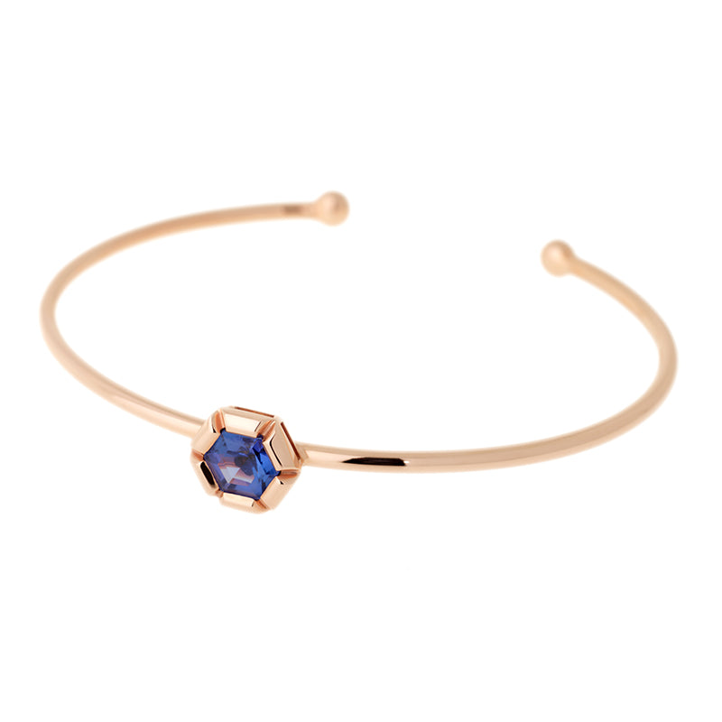 selim mouzannar Rose de France BraceletTanzanite - Diamants Bruns
