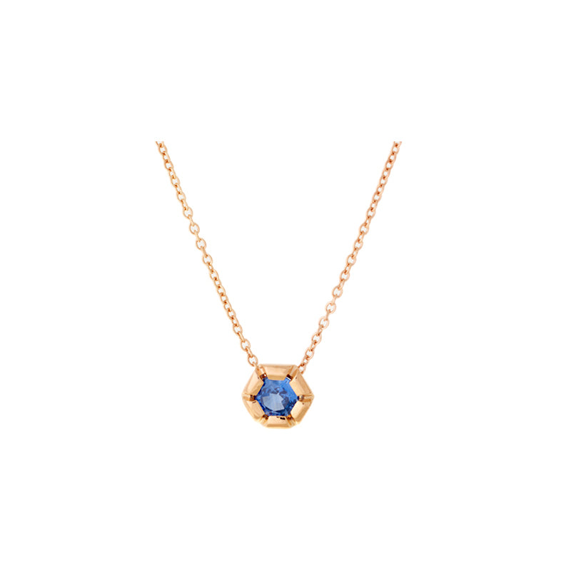 selim mouzannar Rose de France PendentifSaphir bleu