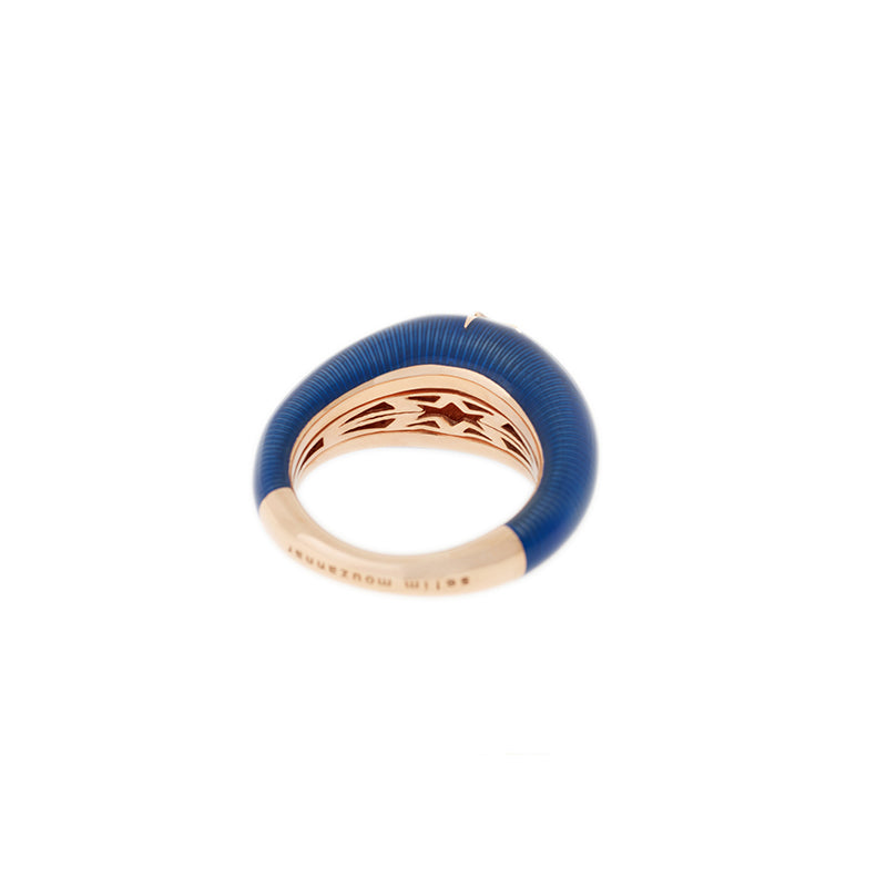 Selim Mouzannar Aïda Bague Bleu MarineDiamants