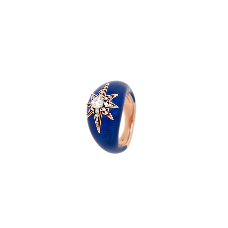 selim mouzannar Aïda Bague Bleu MarineDiamants
