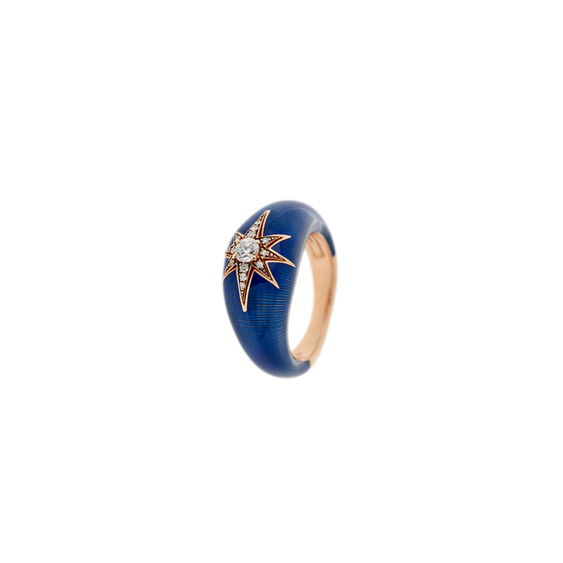 selim mouzannar Aïda Bague Bleu MarineDiamants