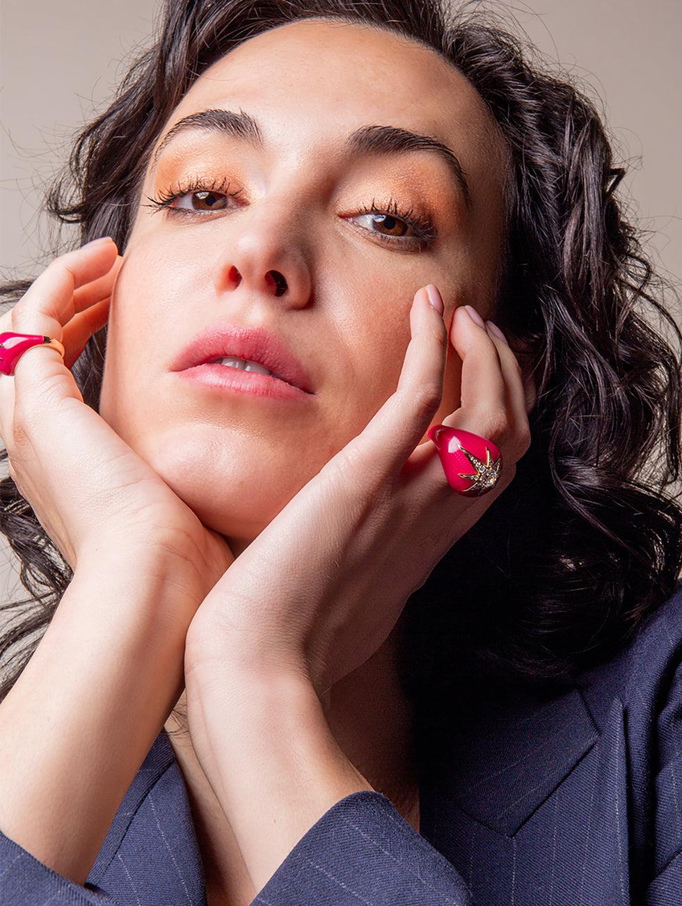 Selim Mouzannar Aïda Bague FramboiseDiamants