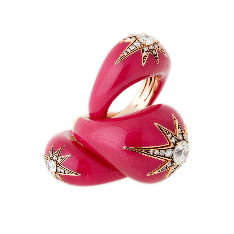 Selim Mouzannar Aïda Bague FramboiseDiamants