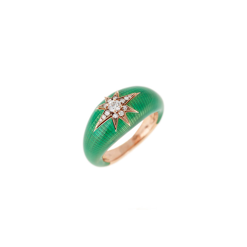 Selim Mouzannar Aïda Bague VerteDiamants