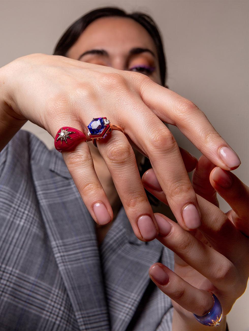 Selim Mouzannar Aïda Chevalière FramboiseDiamants