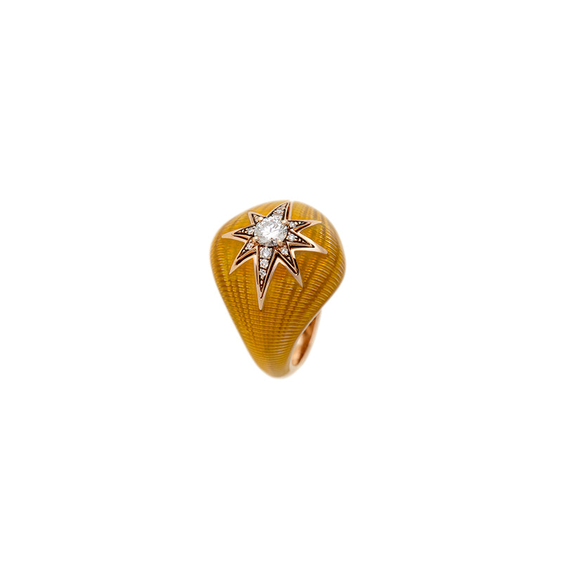 selim mouzannar Aïda Yellow Pinky RingDiamonds