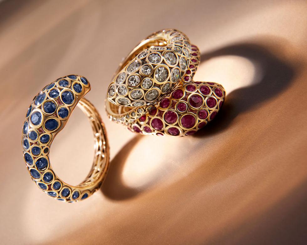 Selim Mouzannar Basilik BagueSapphirs Bleus