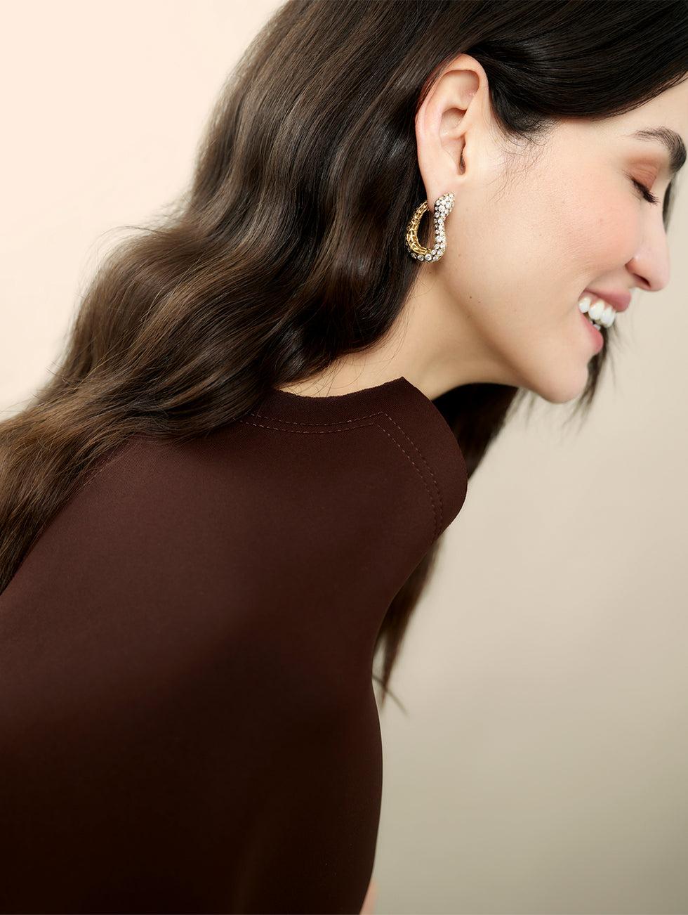 Selim Mouzannar Basilik Boucles D'oreillesDiamants