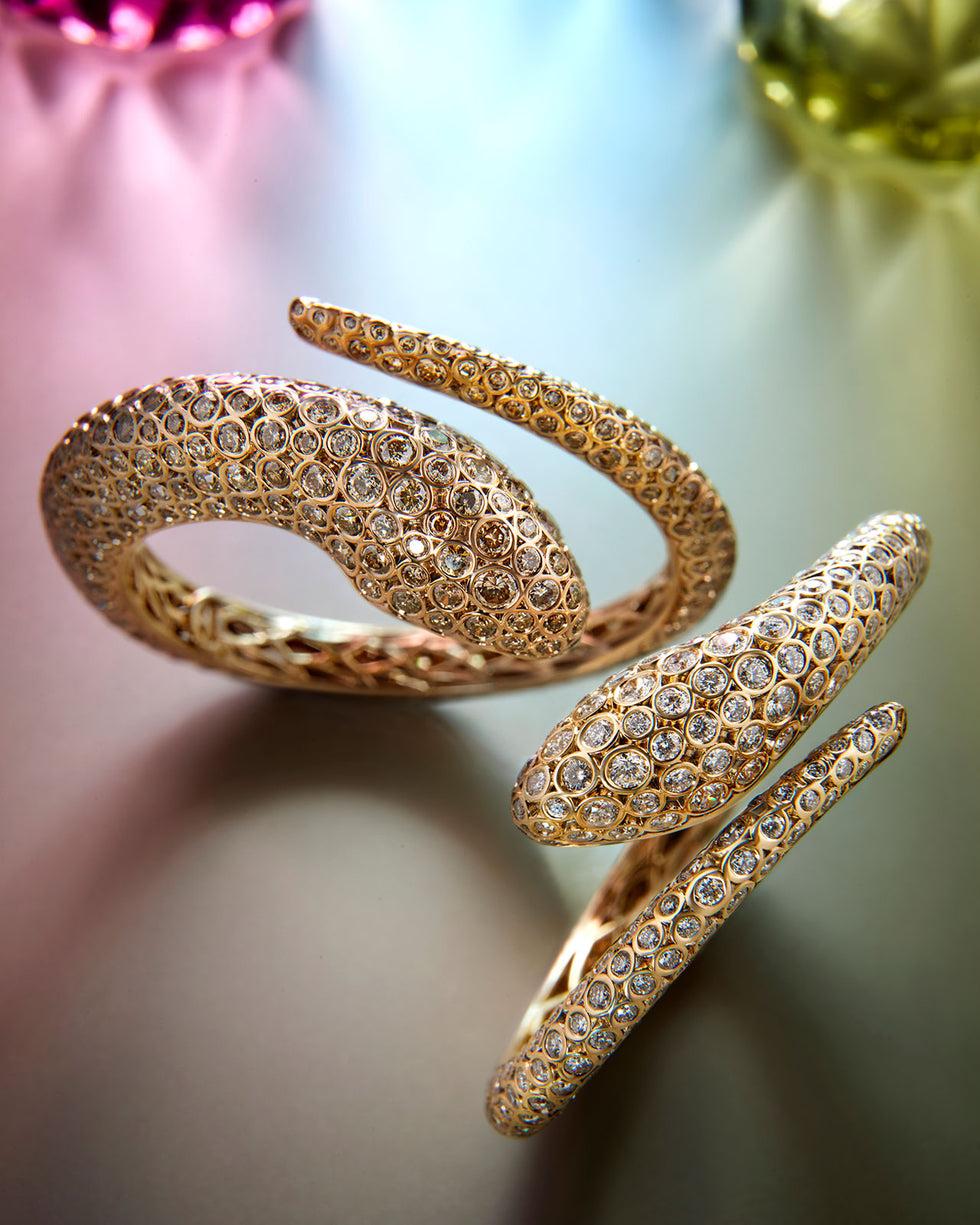 Selim Mouzannar Basilik BraceletDiamants Bruns