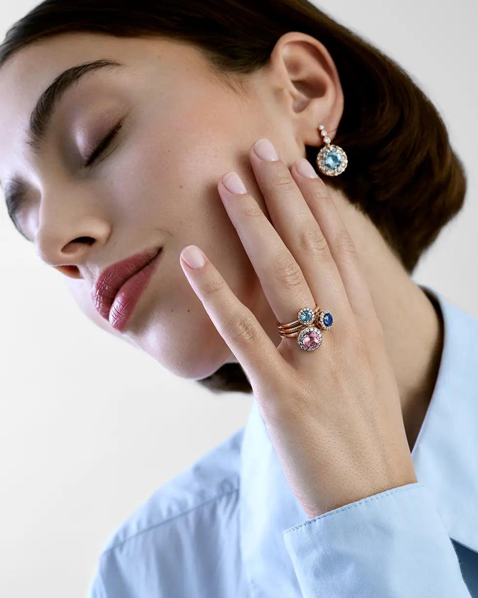 Selim Mouzannar Beirut BagueAigue-Marine - Diamants