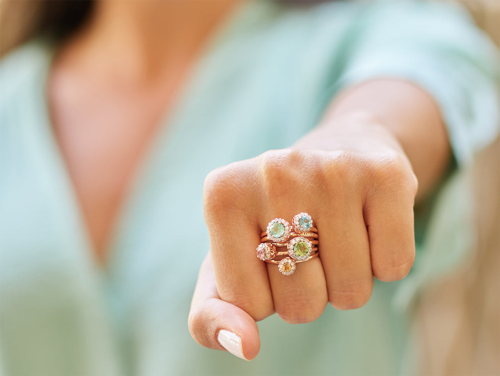 Selim Mouzannar Beirut BagueAigue-Marine - Diamants