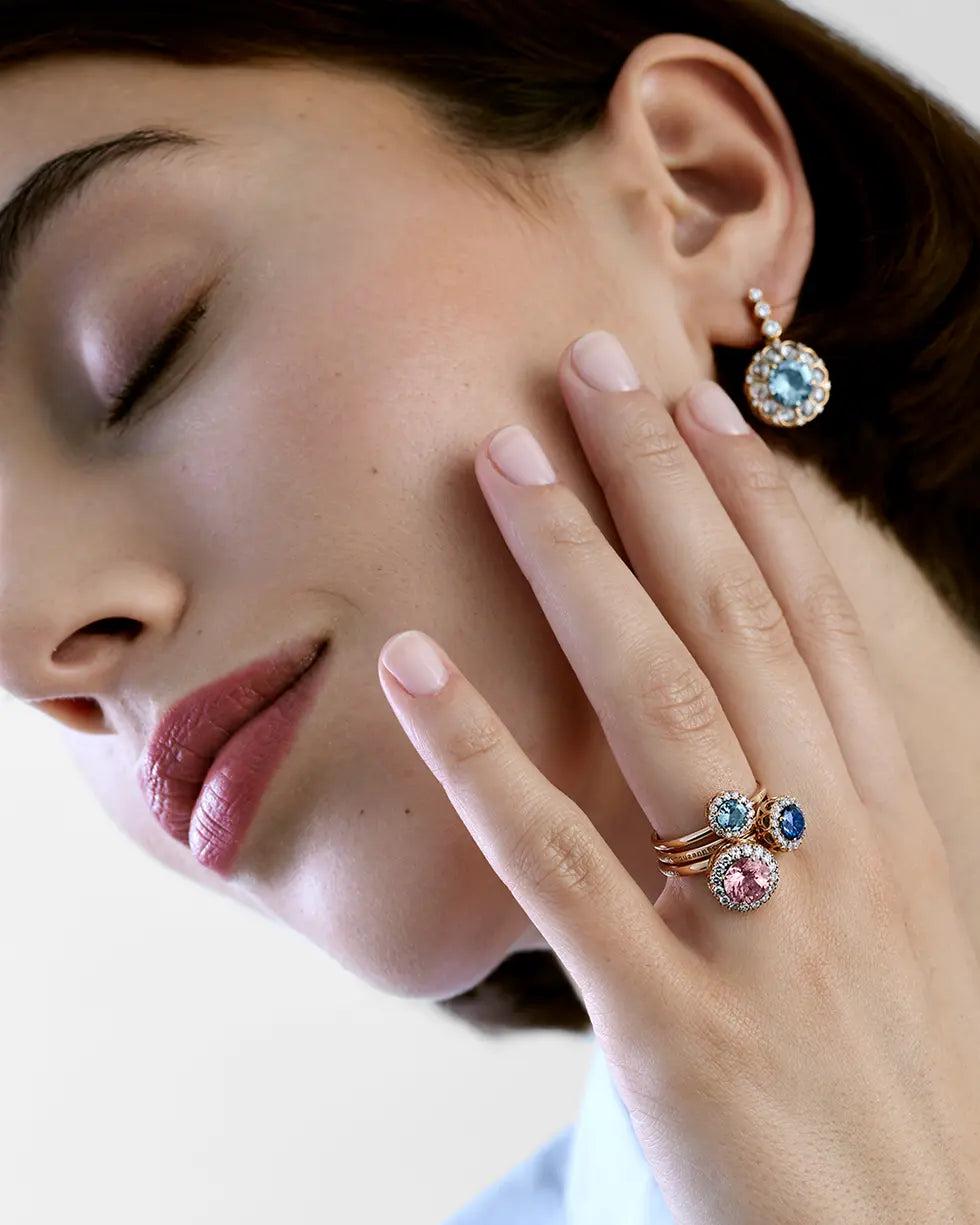 Selim Mouzannar Beirut BagueSaphir Bleu - Diamants