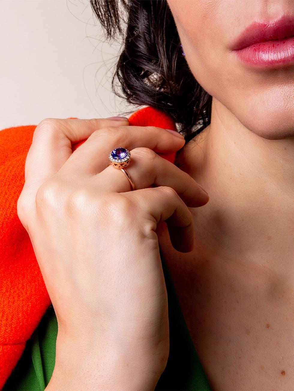 Selim Mouzannar Beirut BagueTanzanite - Diamants