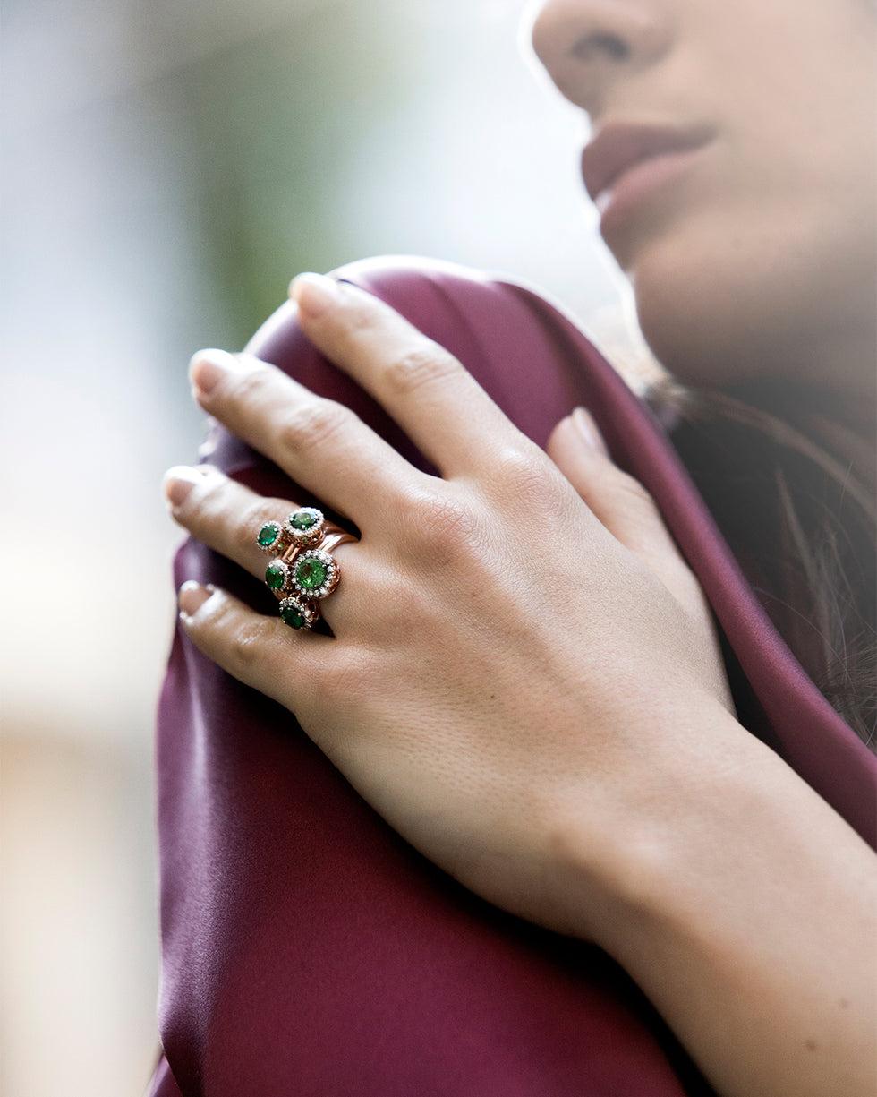 Selim Mouzannar Beirut BagueTsavorite - Diamants