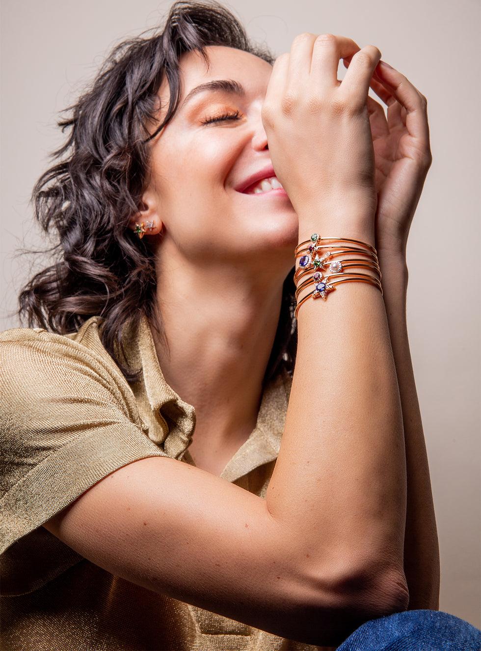 Selim Mouzannar Beirut BraceletRhodolite - Diamants