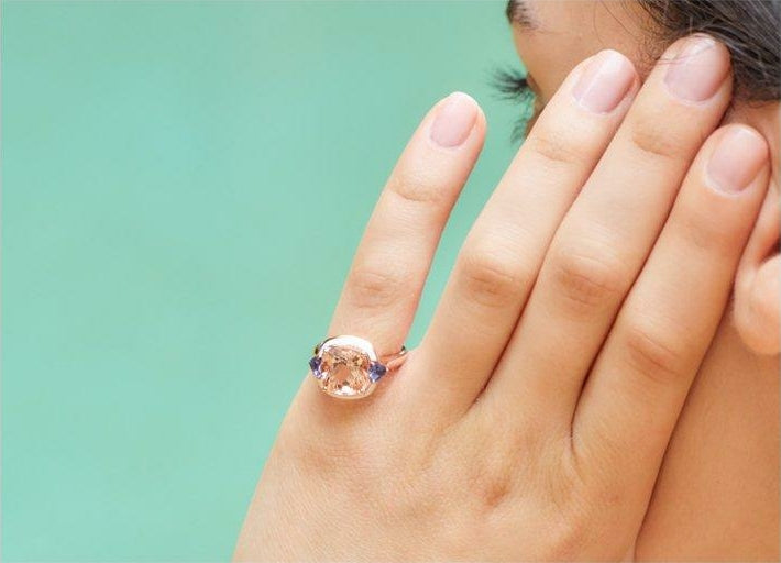 Selim Mouzannar Gemma BagueMorganite - Tanzanites