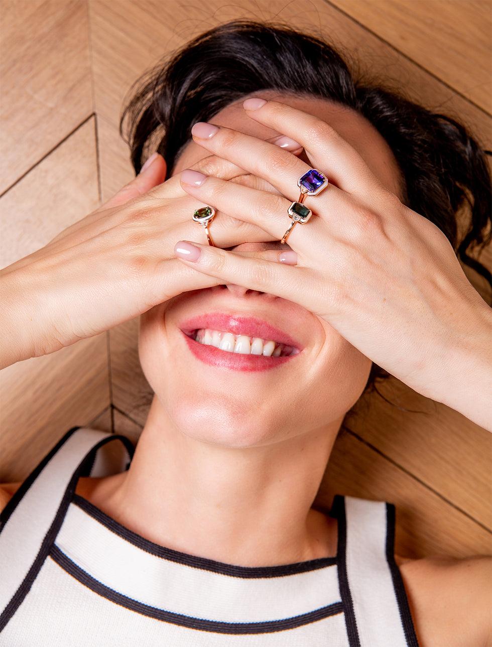 Selim Mouzannar Gemma BagueTanzanite - Diamants