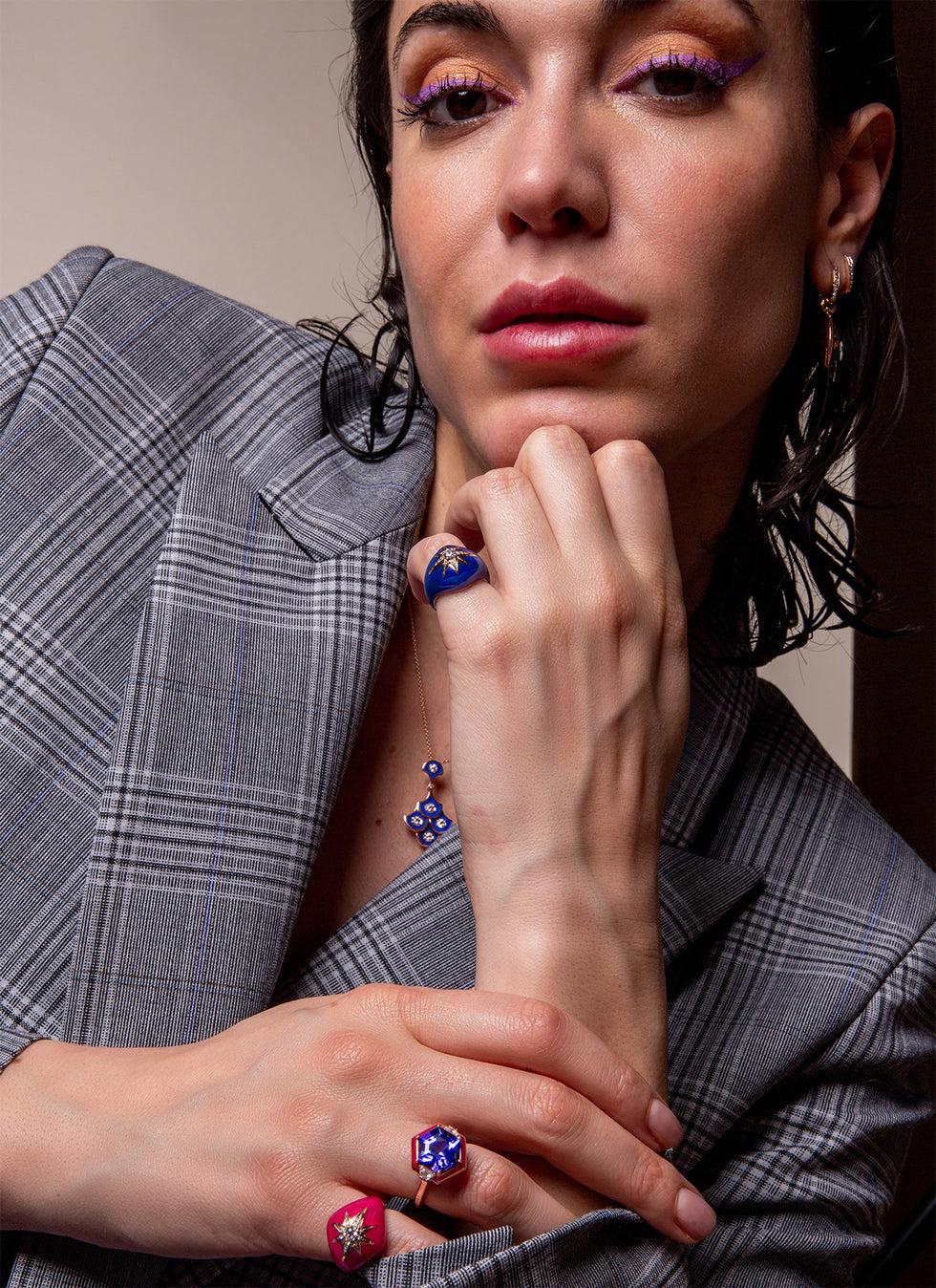 Selim Mouzannar Gemma BagueTanzanite - Diamants