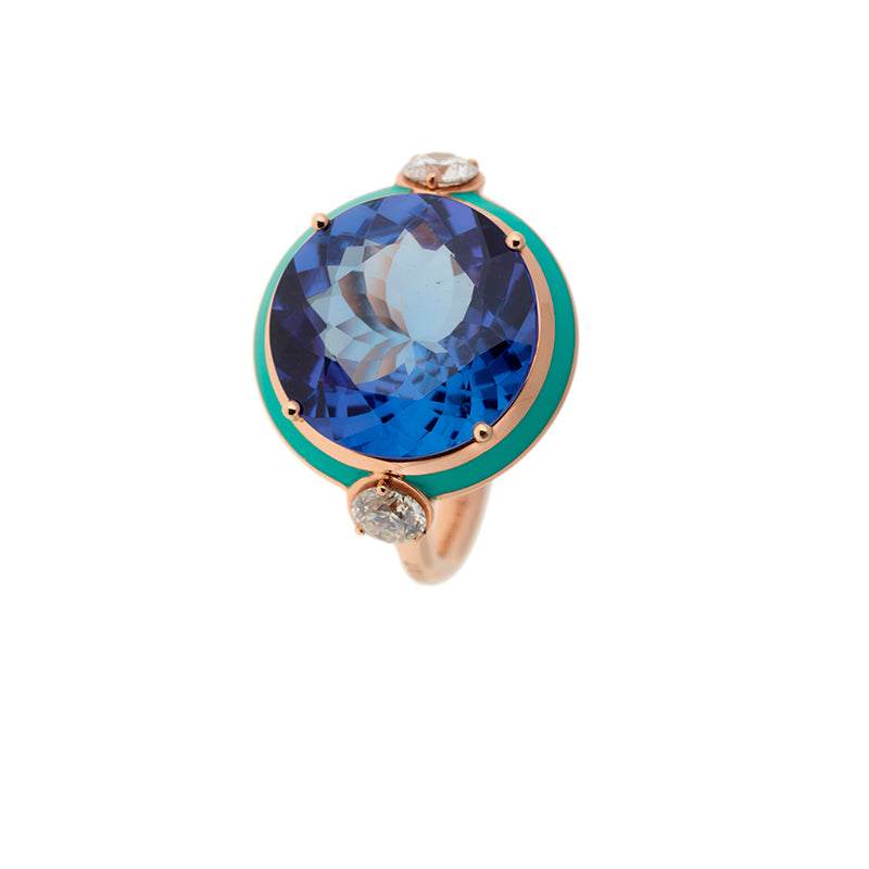 selim mouzannar Gemma BagueTanzanite - Diamants