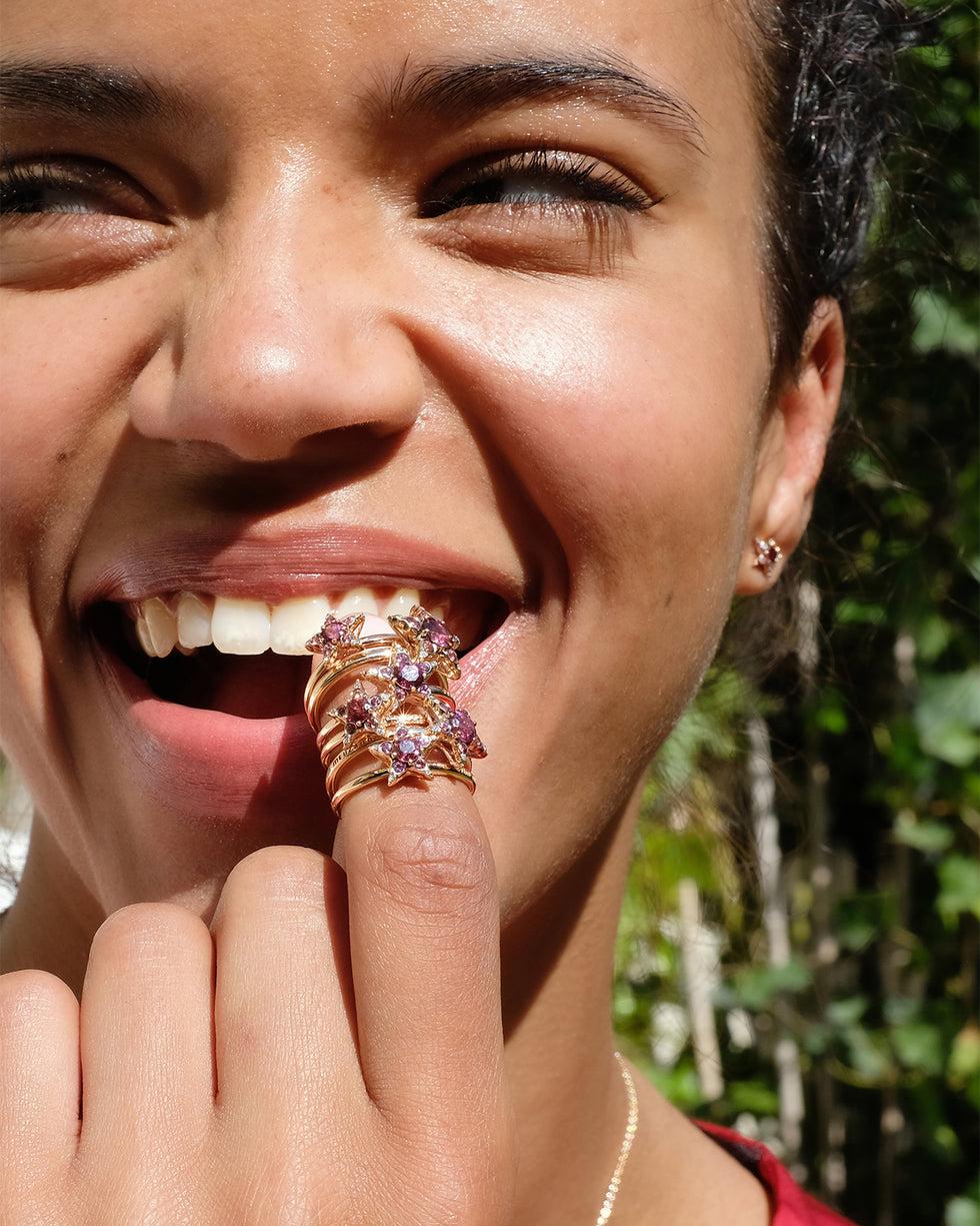 Selim Mouzannar Istanbul BagueRhodolite - Diamants