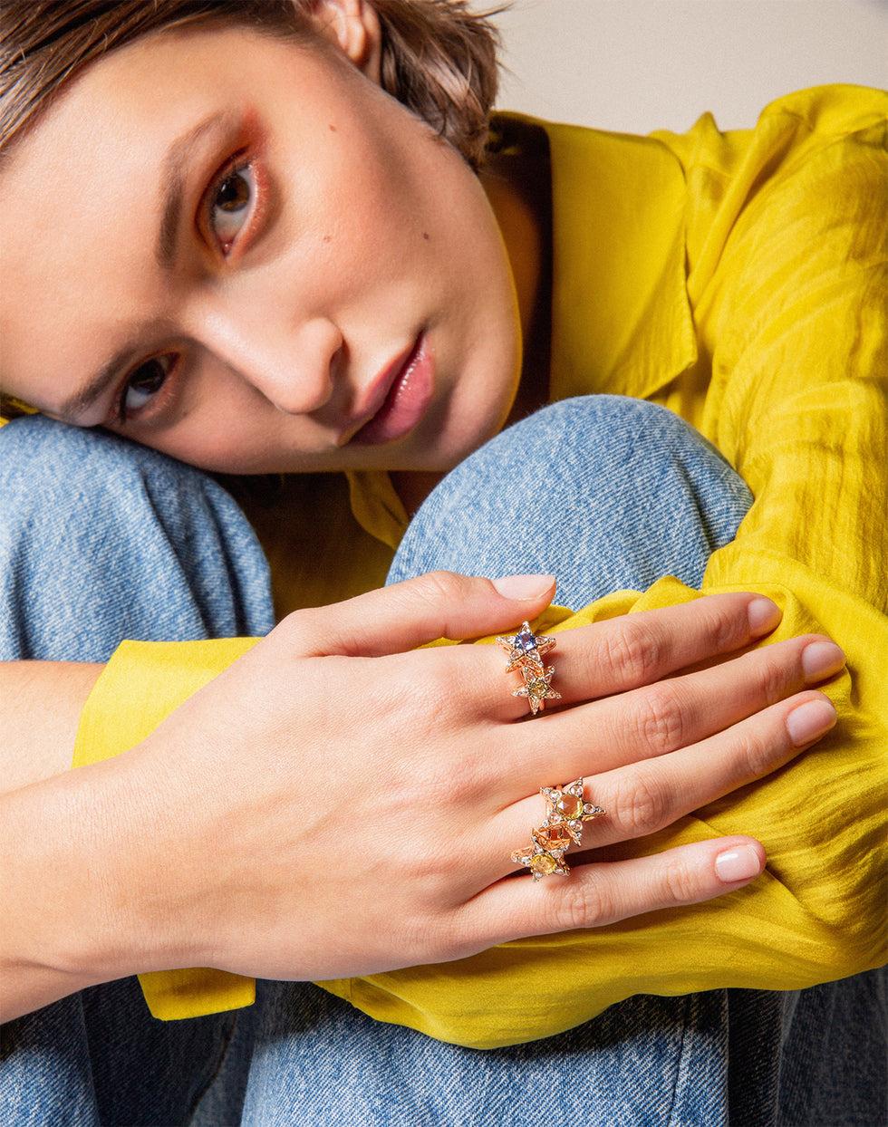 Selim Mouzannar Istanbul BagueSaphir Bleu - Diamants