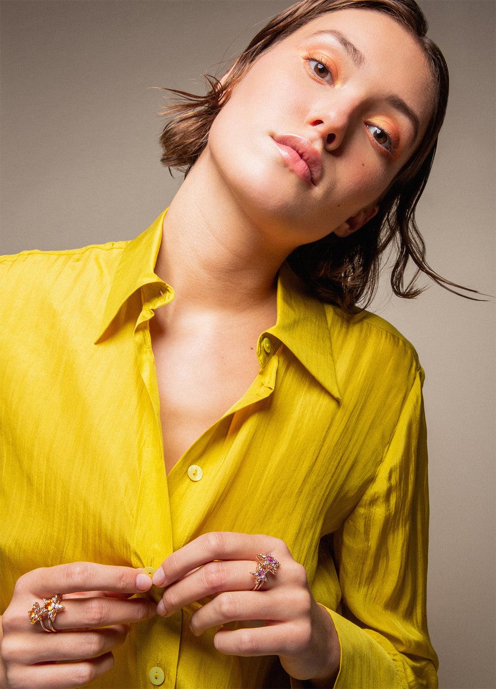 Selim Mouzannar Istanbul BagueSpessartite - Diamants