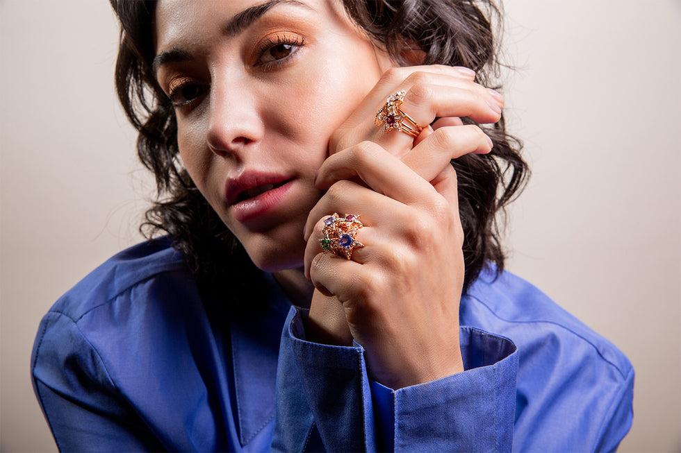 Selim Mouzannar Istanbul BagueTsavorite - Diamants