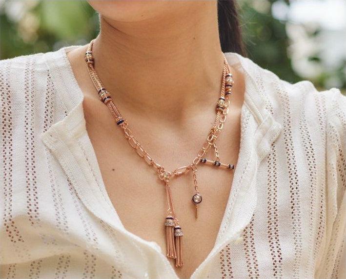 Selim Mouzannar Kastak Collier Bleu Marinediamants