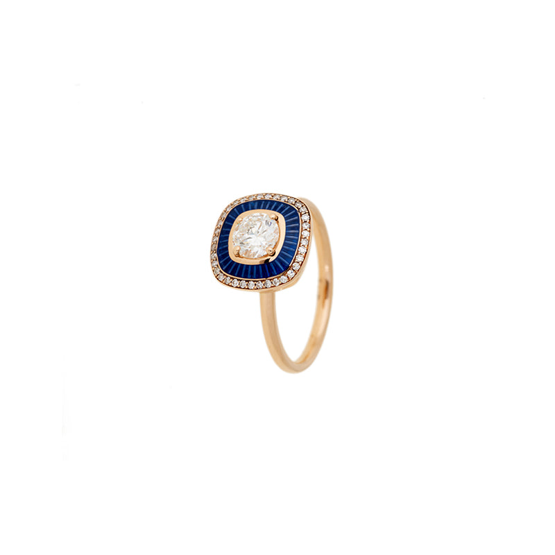 selim mouzannar Mina Bague Bleu MarineDiamants