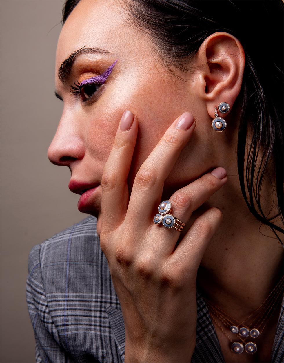 Selim Mouzannar Mina Bague GrisPerle - Diamants