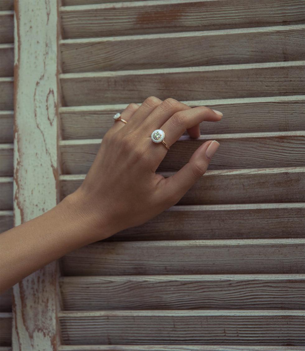 Selim Mouzannar Mina Bague IvoireDiamants