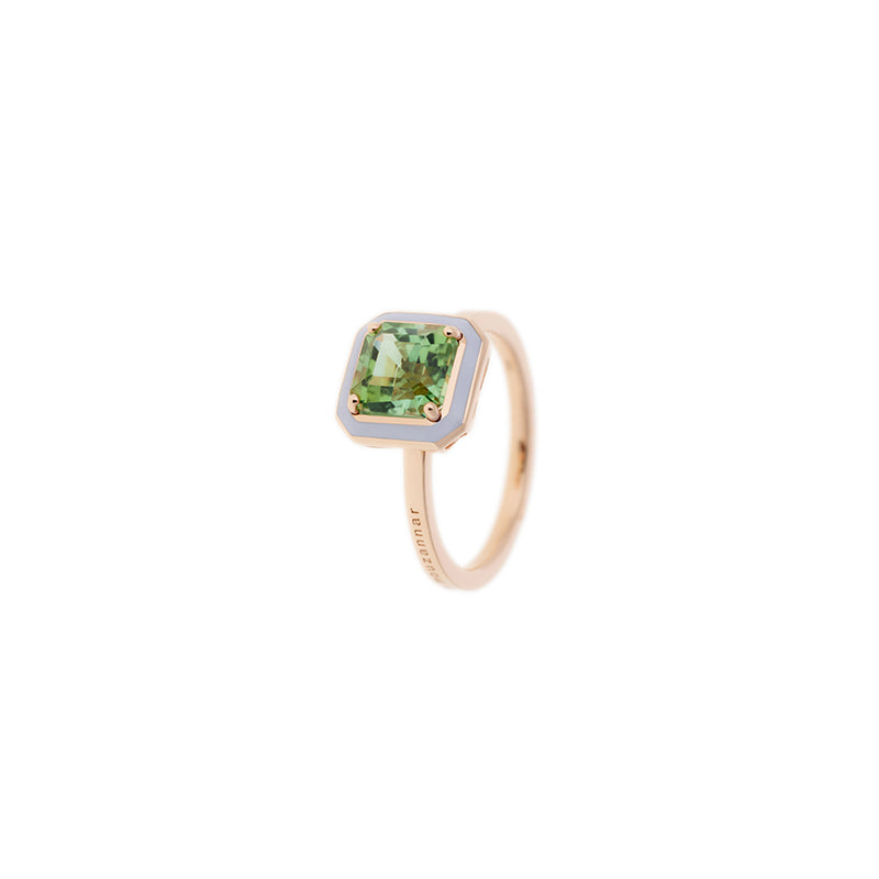 selim mouzannar Mina Bague Lilas- Tourmaline verte