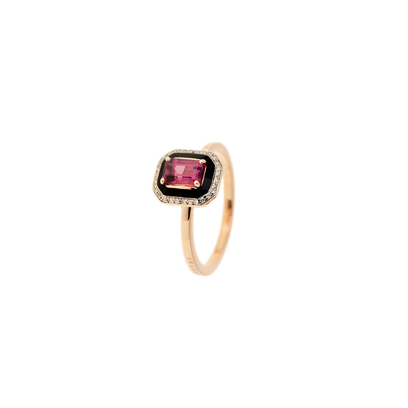 selim mouzannar Mina Bague noireRhodolite - Diamants