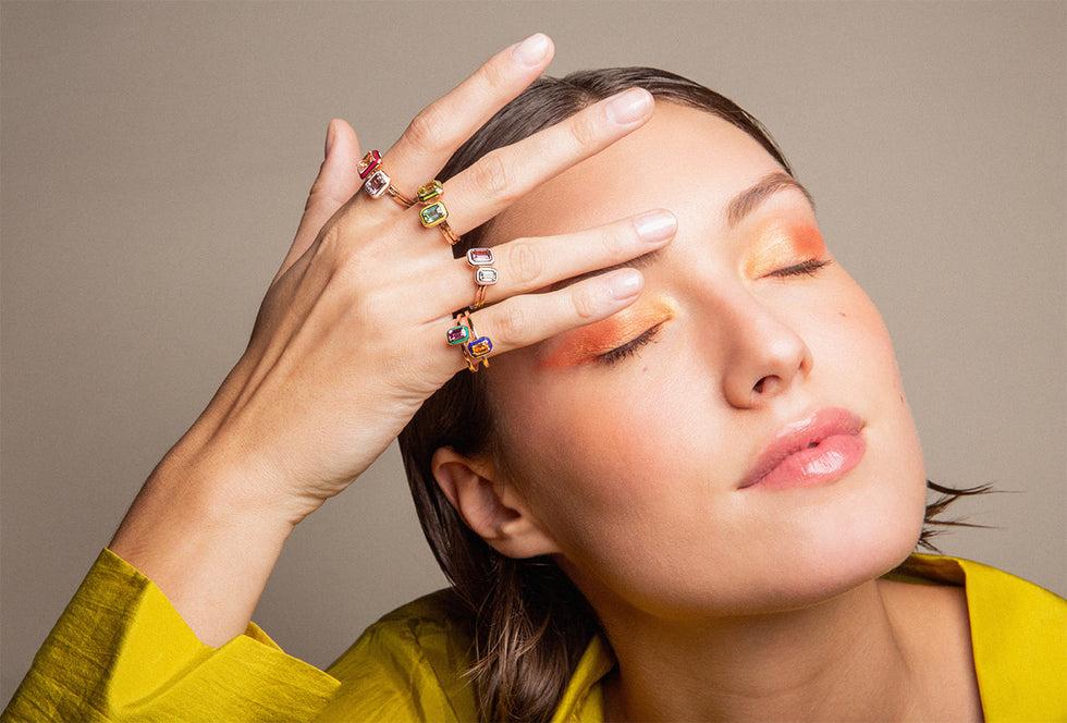 Selim Mouzannar Mina Bague OliveTourmaline Verte