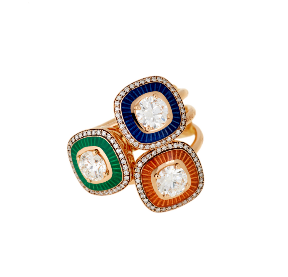 Selim Mouzannar Mina Bague OrangeDiamants