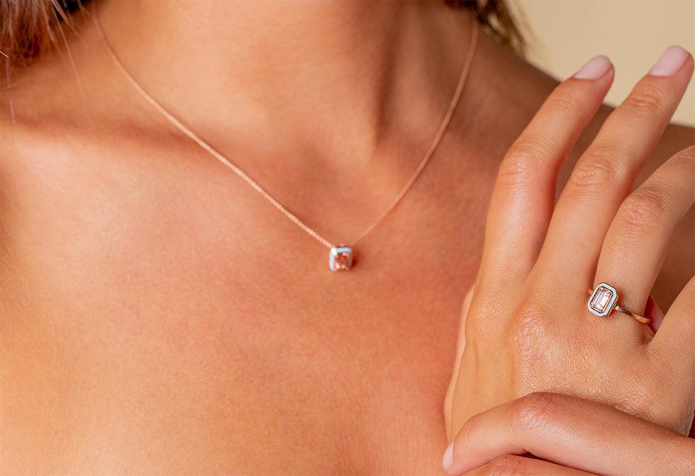 Selim Mouzannar Mina Bague Vert MentheMorganite