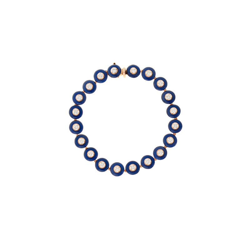 Selim Mouzannar Mina Bracelet Bleu MarineDiamants