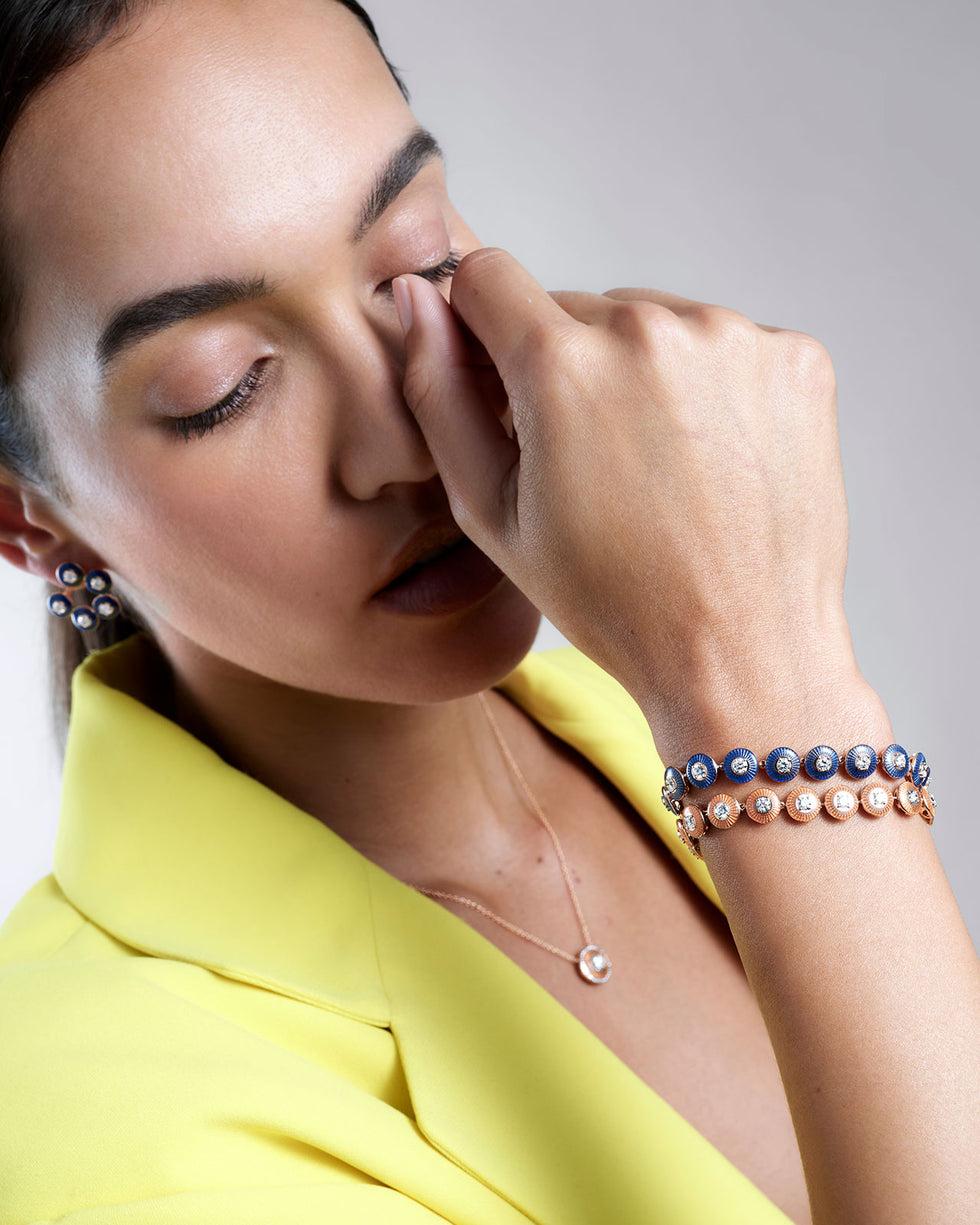 selim mouzannar Mina Bracelet bleu marineDiamants