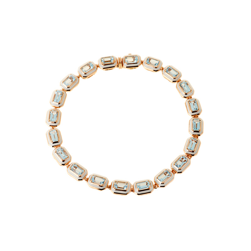 Selim Mouzannar Mina Bracelet IvoireAigues-marines