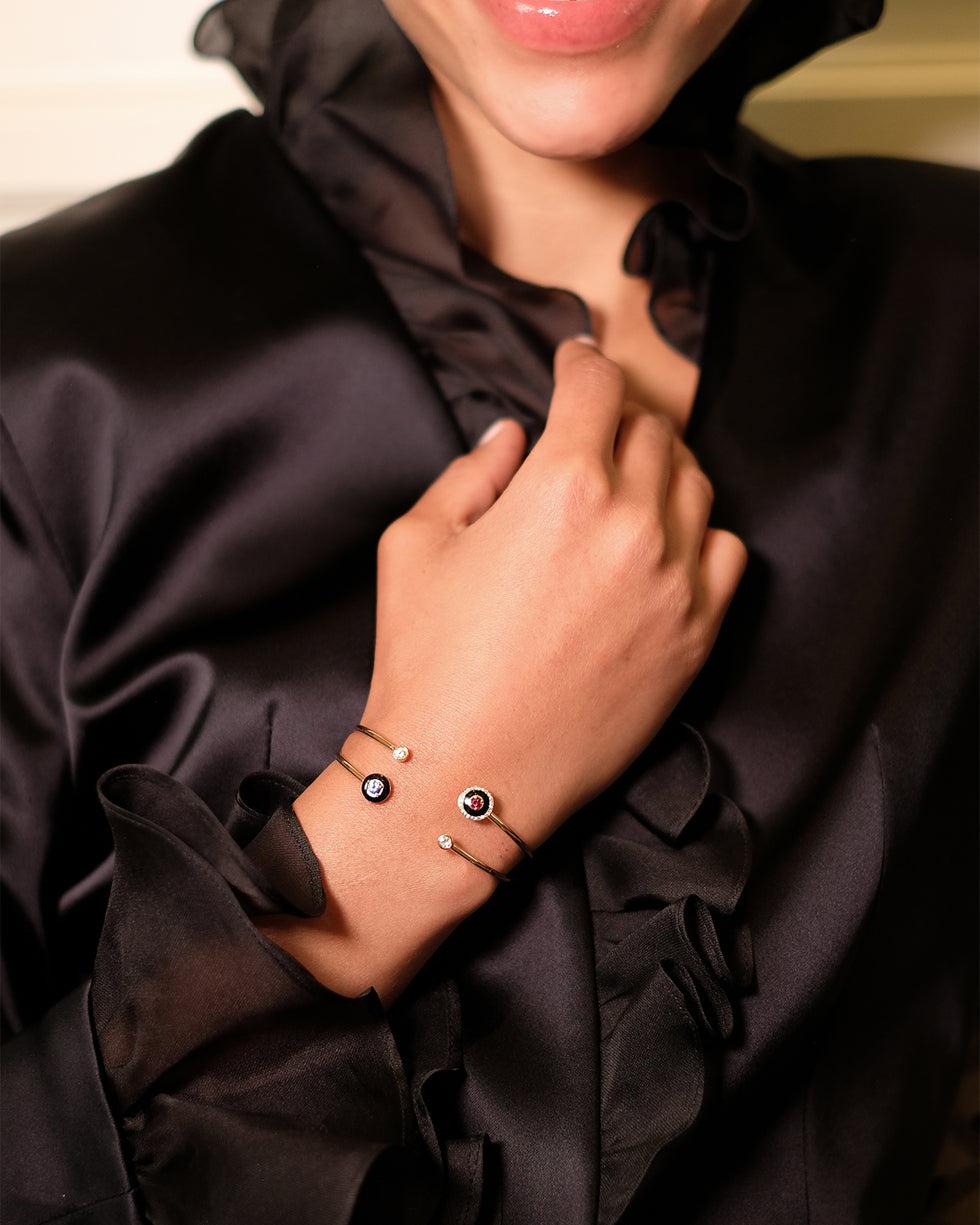Selim Mouzannar Mina Bracelet NoirDiamants