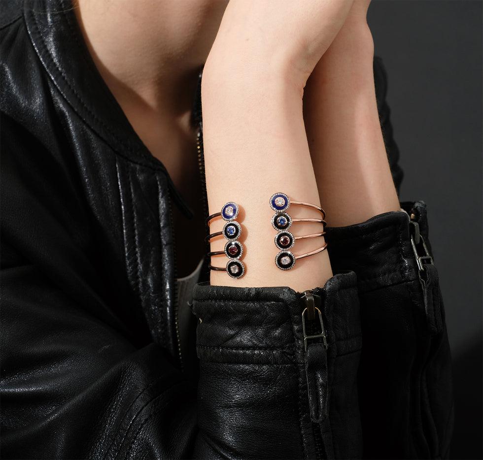 Selim Mouzannar Mina Bracelet NoirDiamants