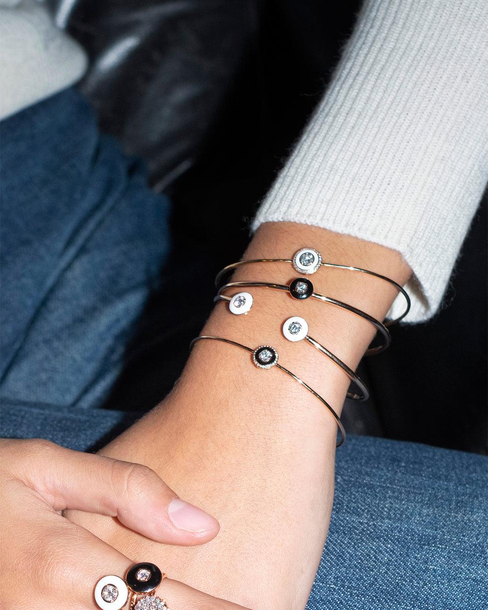 Selim Mouzannar Mina Bracelet NoirDiamants