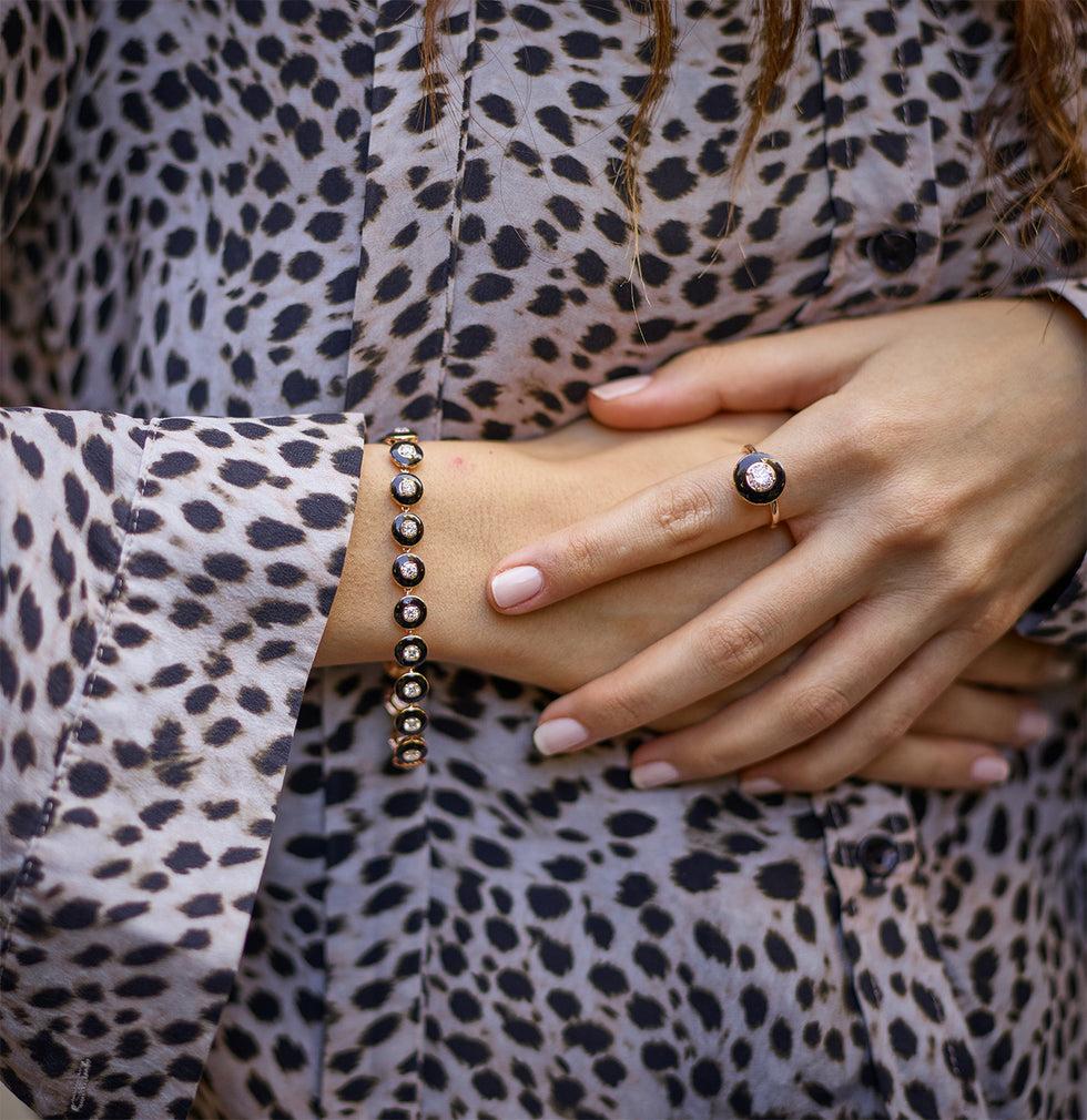 Selim Mouzannar Mina Bracelet NoirDiamants